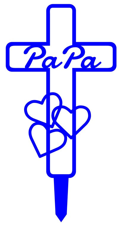 Graveside Crosses, Pet Crosses, Memorialize your family or companion