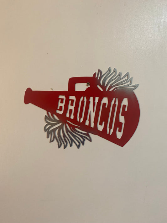 Lake Belton Broncos Cheer Megaphone
