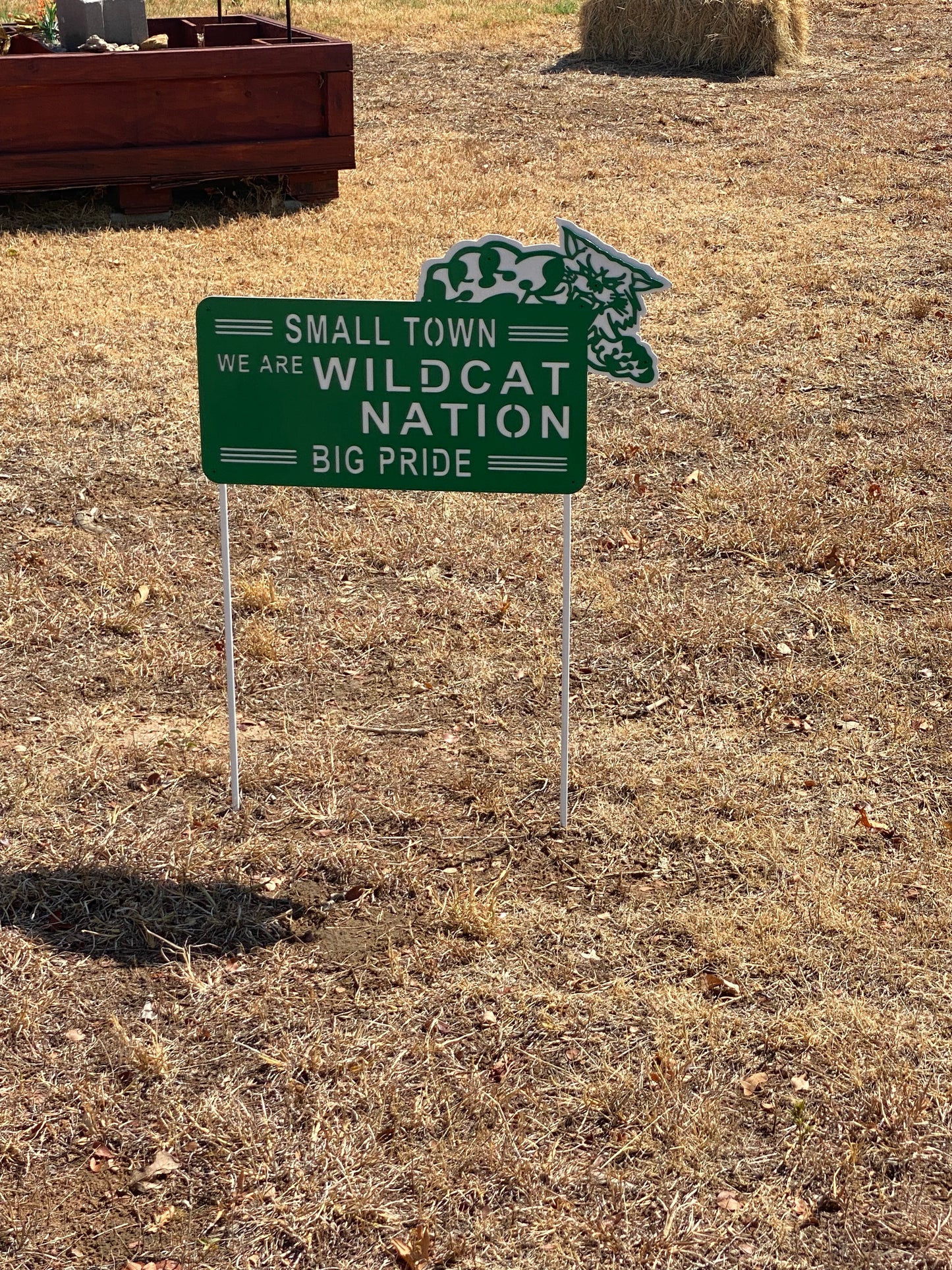 Small Town Big Pride Wildcat Nation Yard, Santo School Support, Santo High School