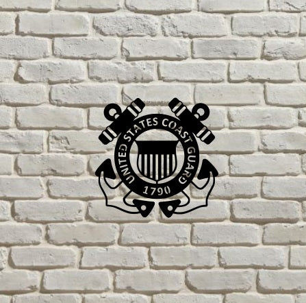United States Coast Guards-Metal art wall decoration home decor house sign military sign, Room decoration gift