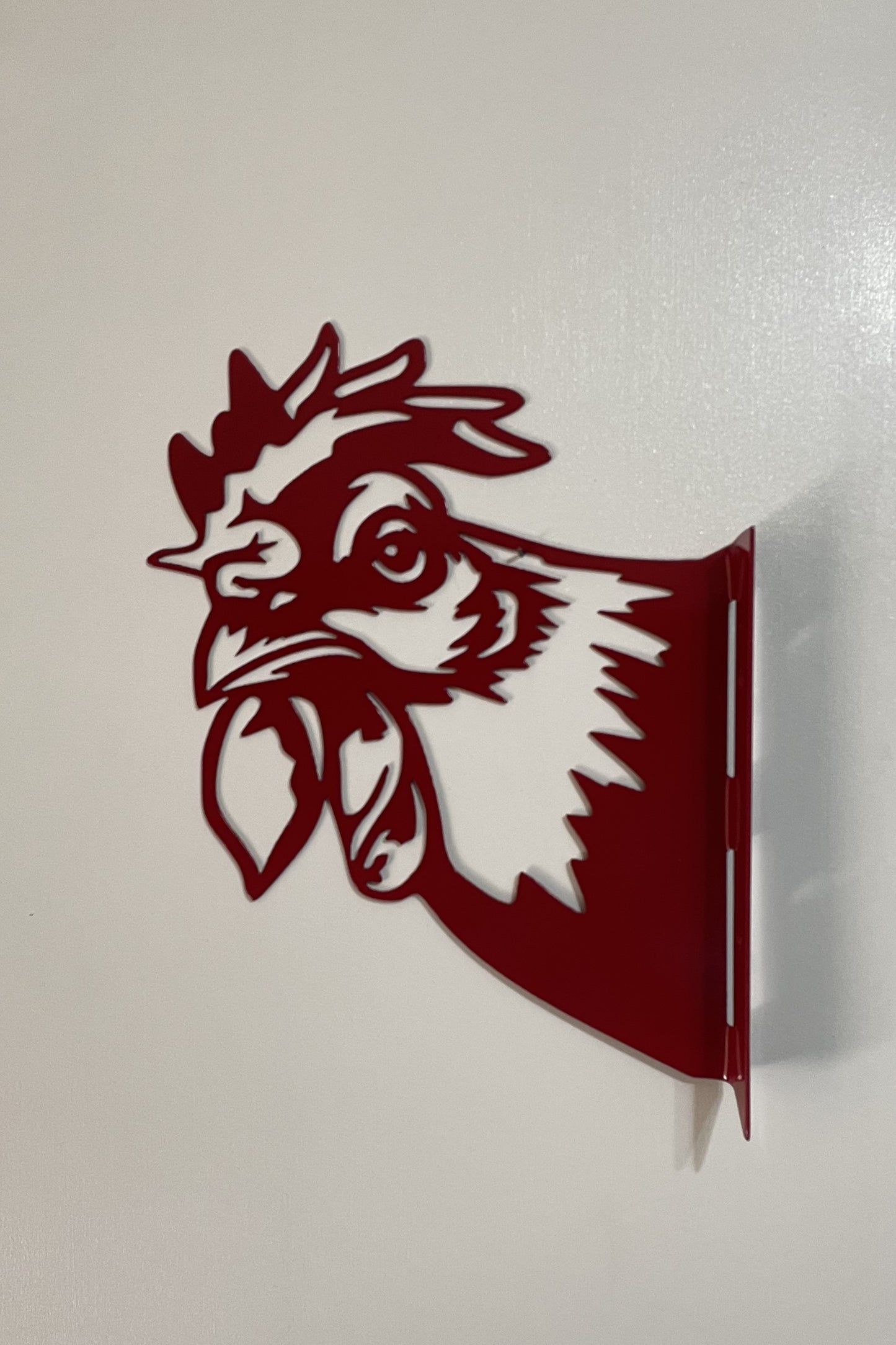 Barnyard Chicken Rooster - Yard decoration, tree art tree decor peeping chicken wall decor farm animal fence outdoor garden tree signs