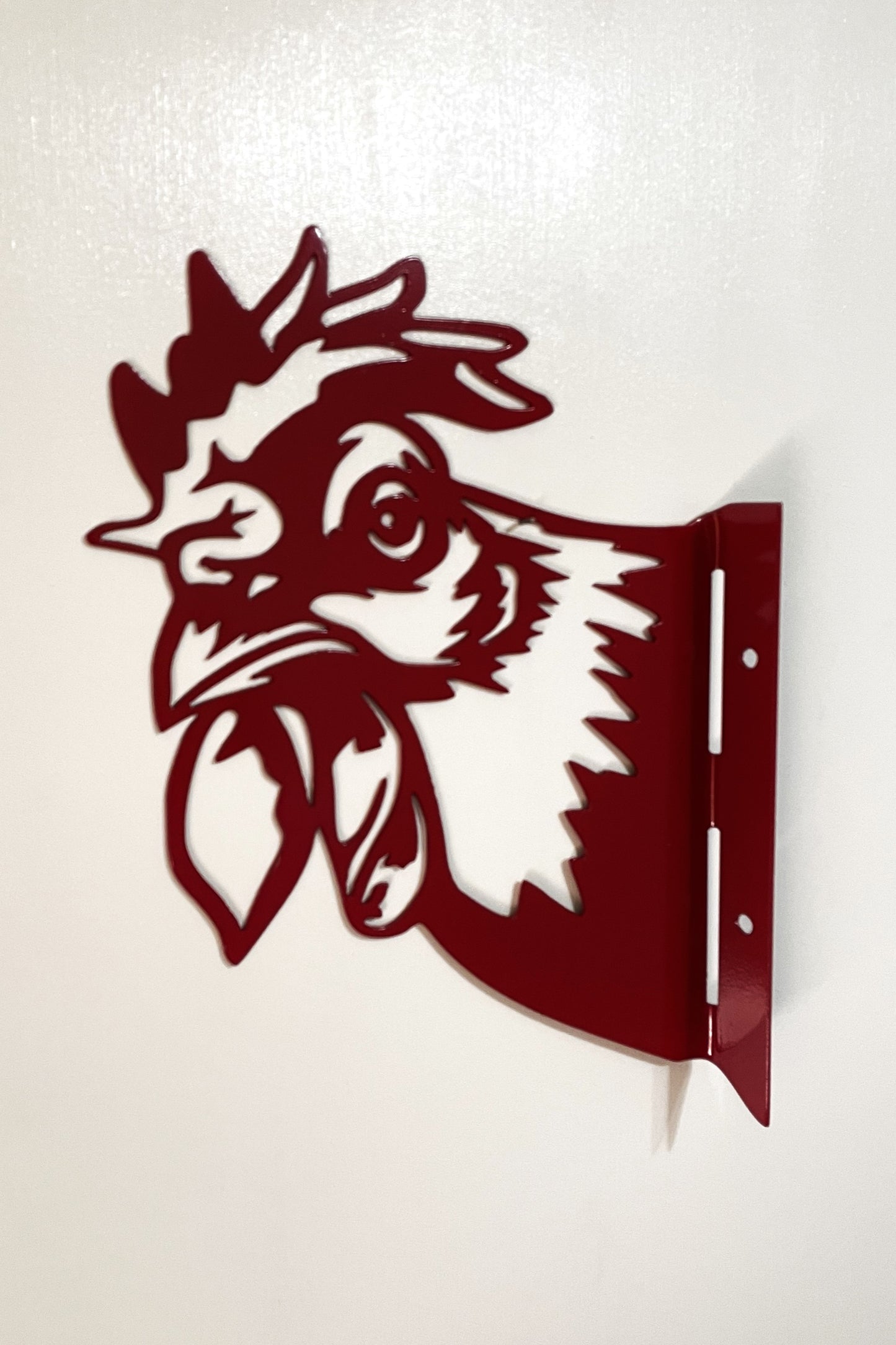 Barnyard Chicken Rooster - Yard decoration, tree art tree decor peeping chicken wall decor farm animal fence outdoor garden tree signs