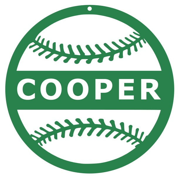 Baseball with Name
