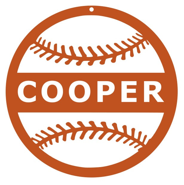 Baseball with Name