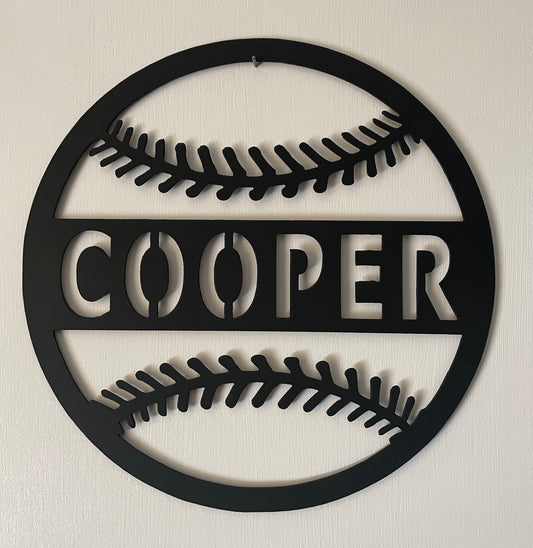 Baseball with Name