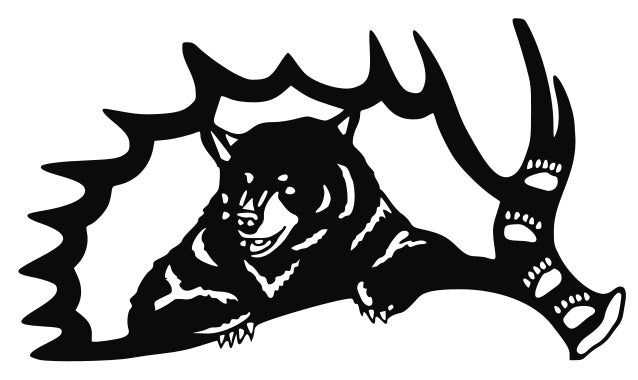 Bear in Antler