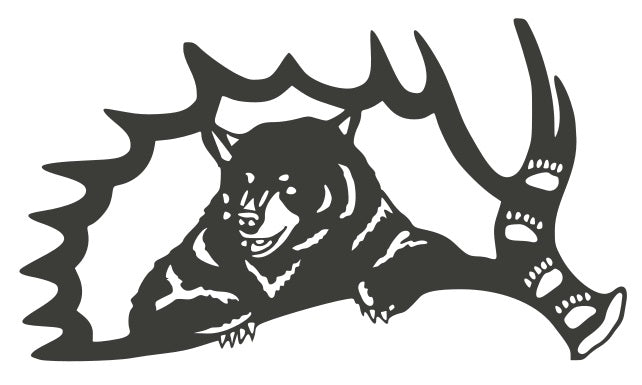 Bear in Antler
