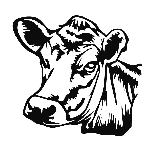 Cow Metal Decor