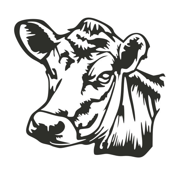 Cow Metal Decor