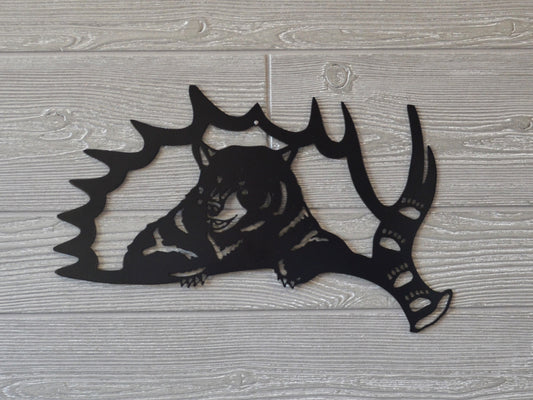 Bear in Antler