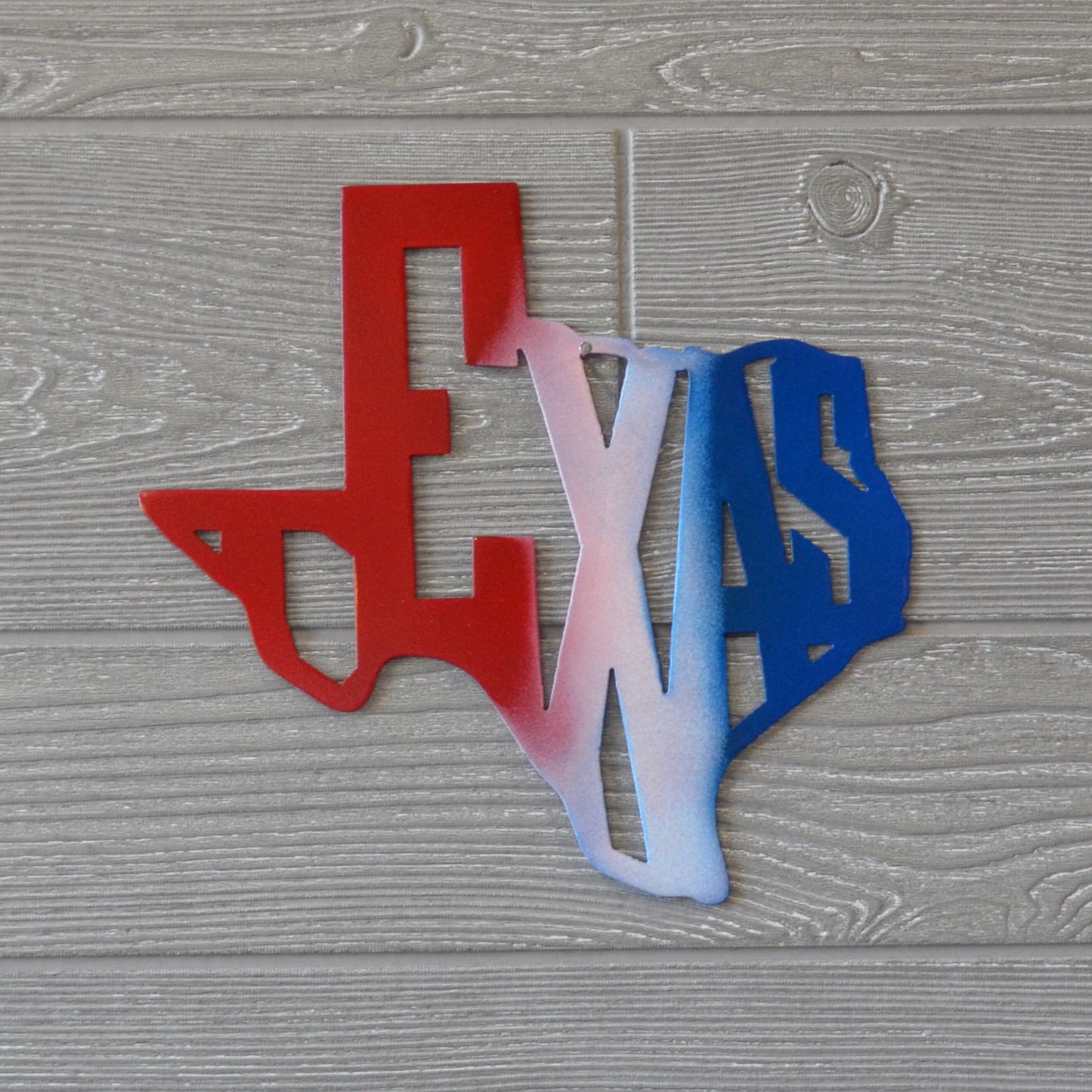 Texas "TEXAS", Texas wall art, metal art work, patriotic