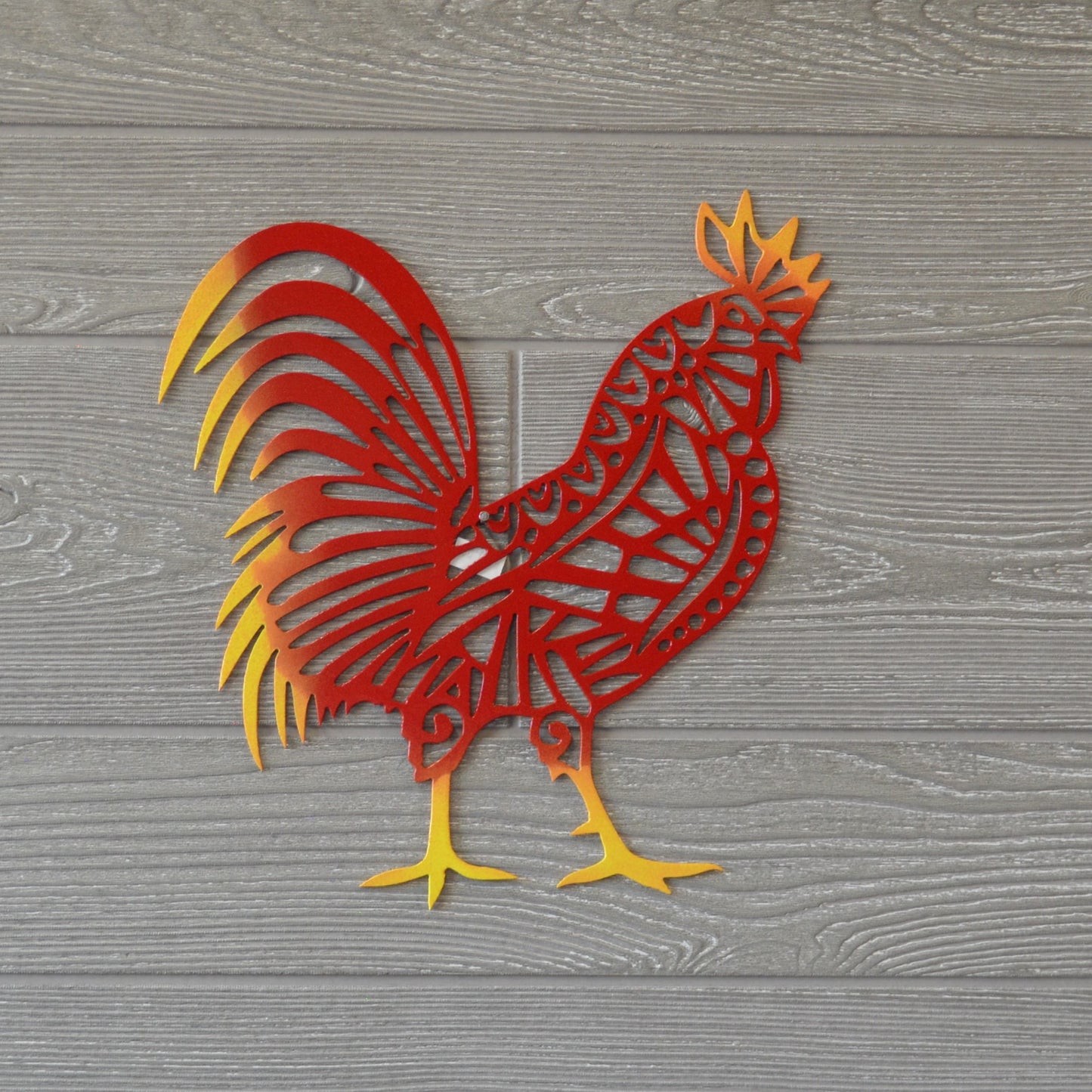 Chicken 008, farmhouse chicken, artistic chicken, custom metal art, decorative custom metal sign