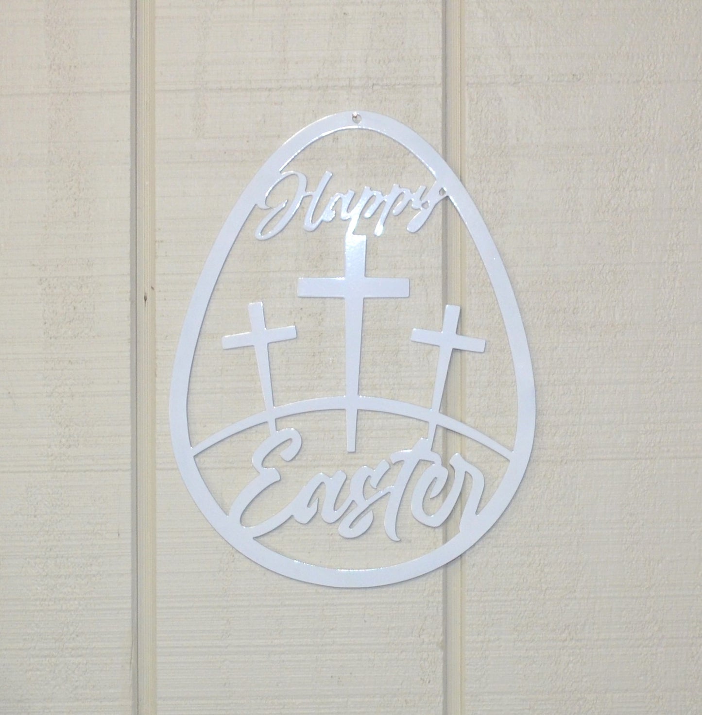 Easter Egg with Crosses Wall Decoration, Easter Religious