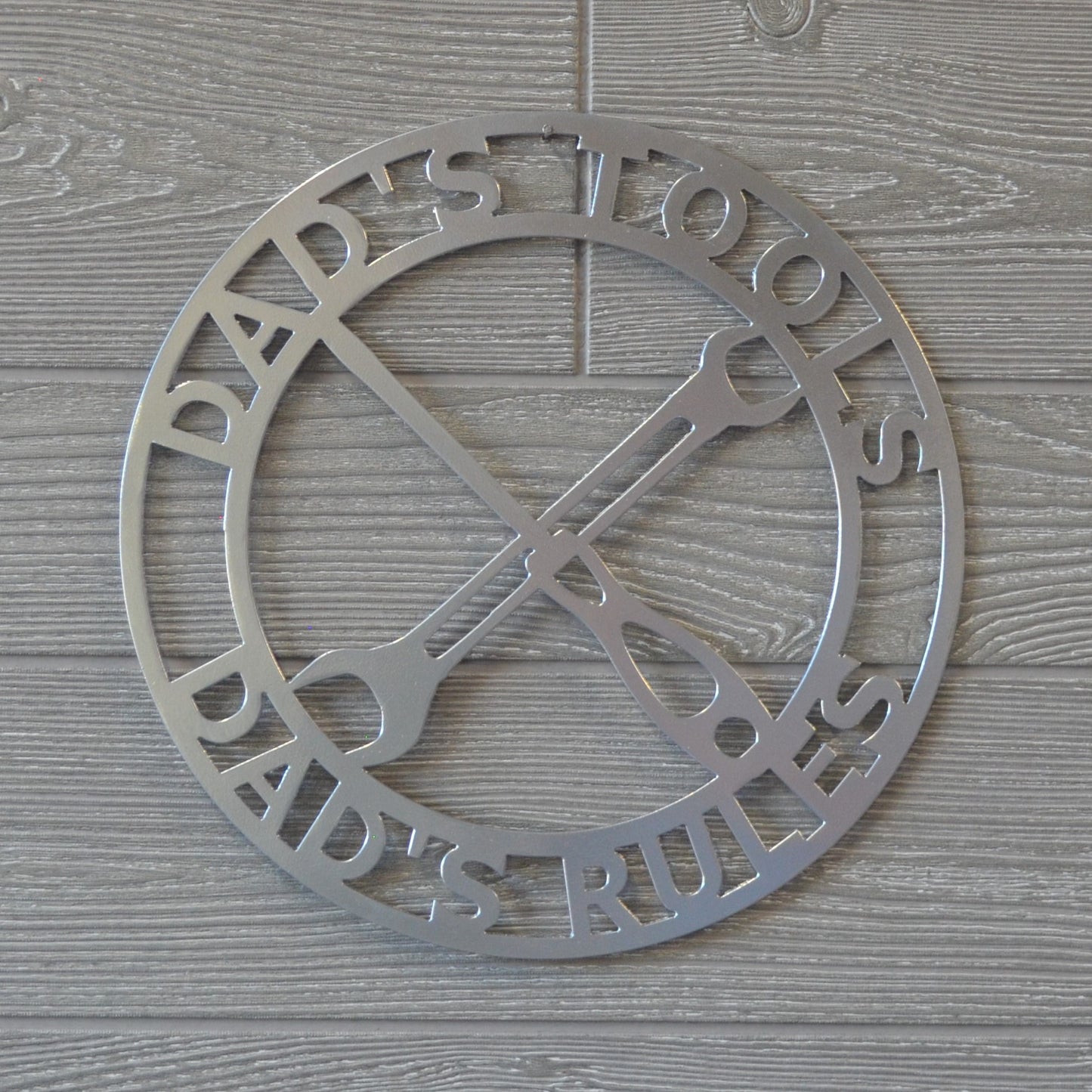 Dad's Tools Dad's Rules - Father's Day sign gifts decoration decor man cave