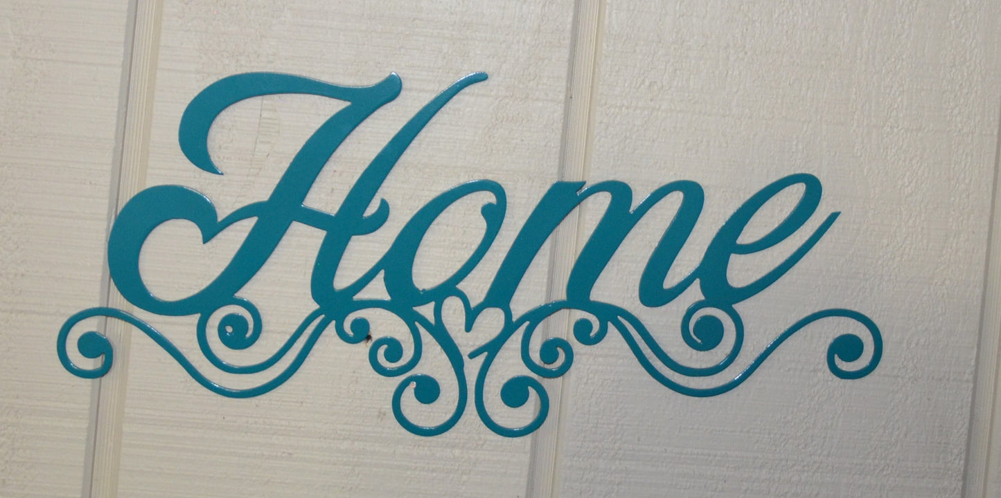 Home 002, Wall Decoration, Metal Sign