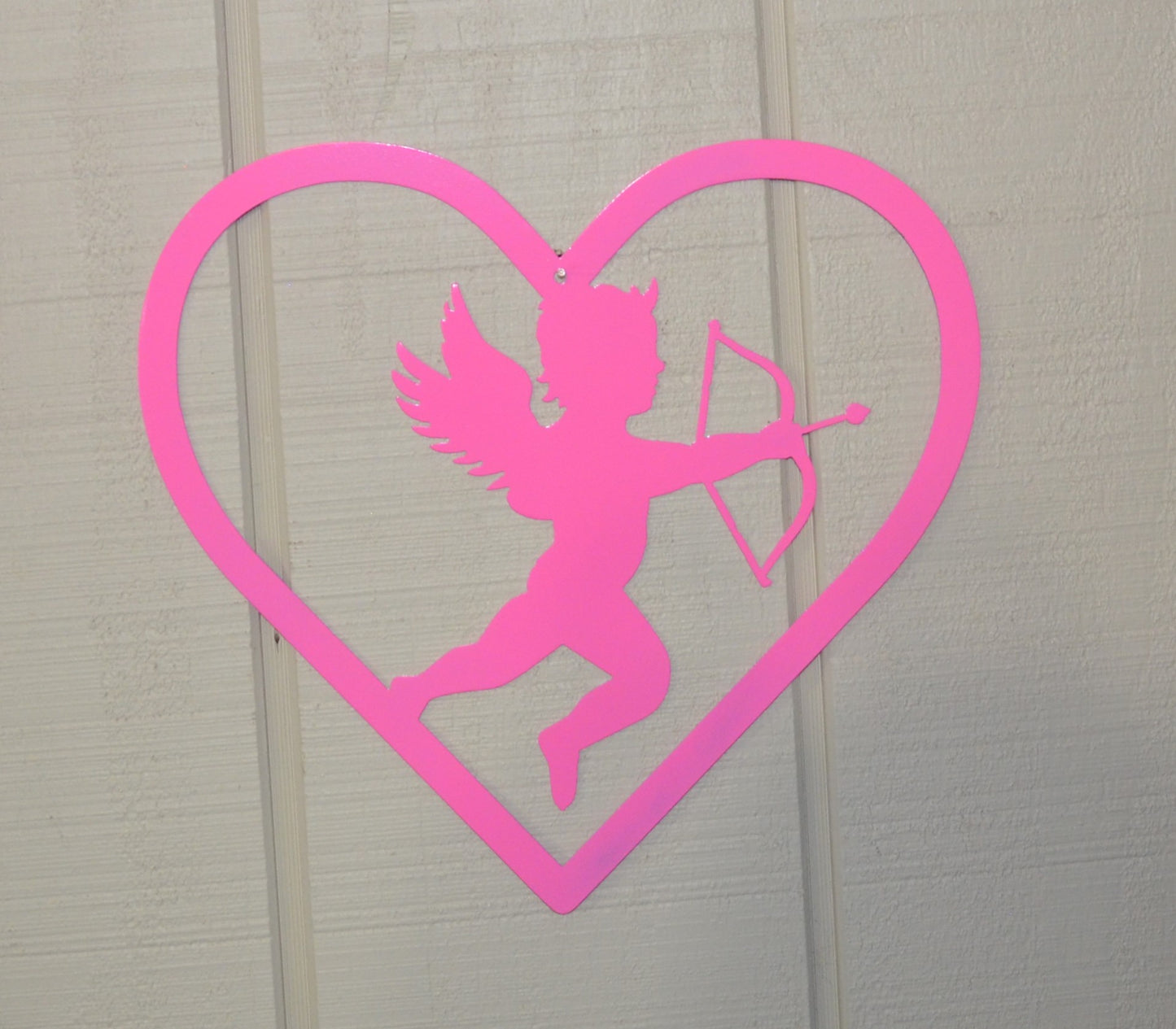 Valentine's Cupid in Heart 002, Valentine's, Gift, Home Decor, Wall Art, Metal Decoration, New Home Owners