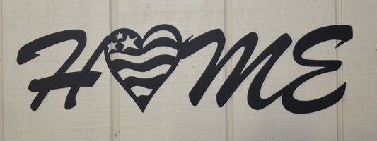 Home with a Heart, Home Decor, Wall Art, Metal Decoration, New Home Owners