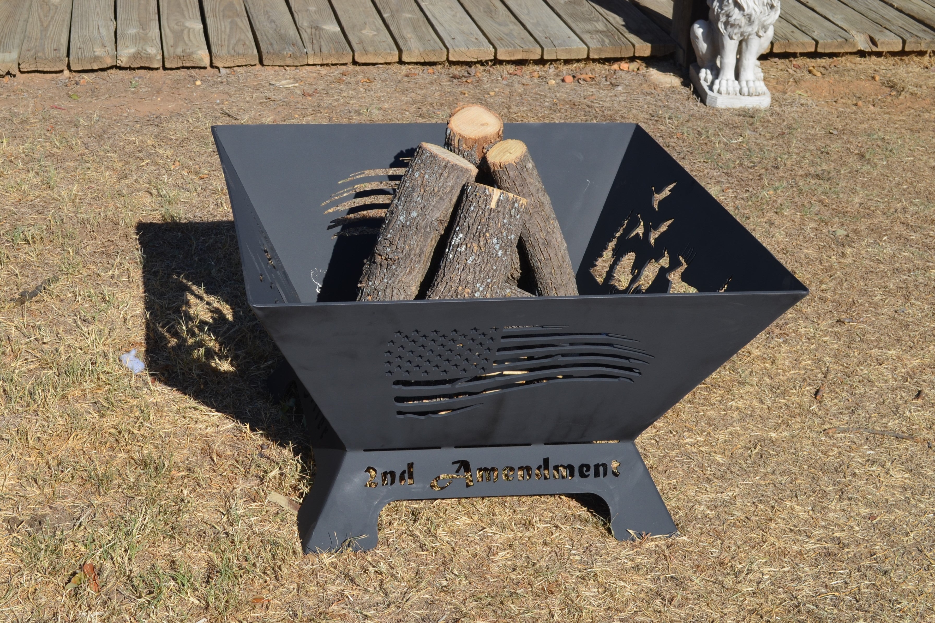 Fire Pit 30" Pick Up Only Built to last made from 3/16" steel and