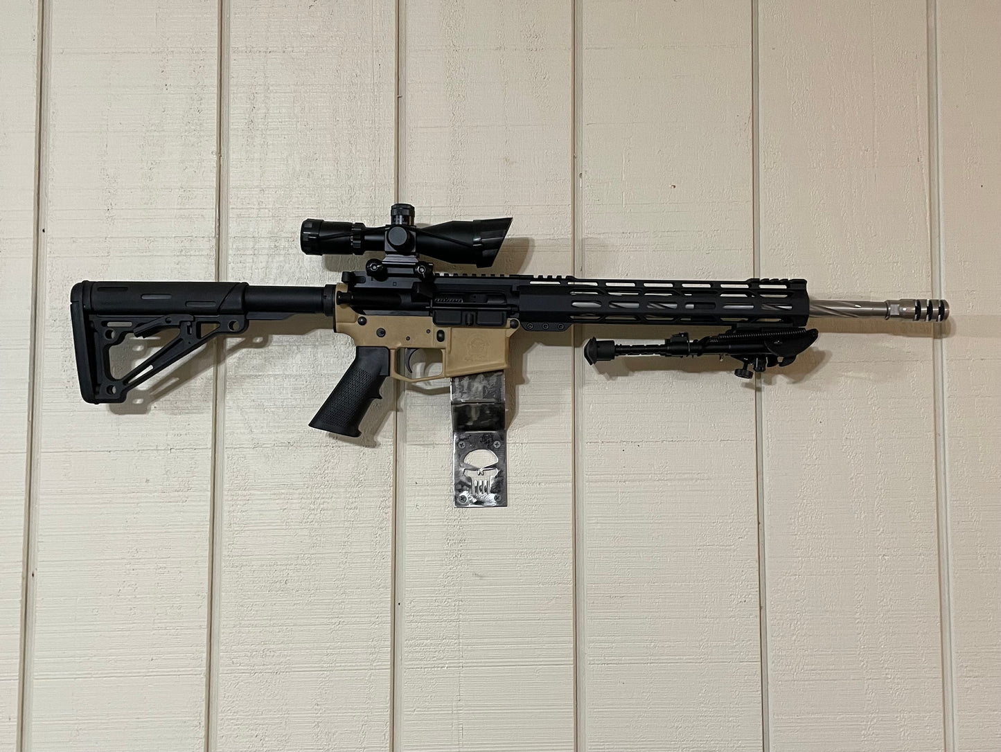 AR15 Wall Mount, Rifle Holder, Gun Display, AR Storage