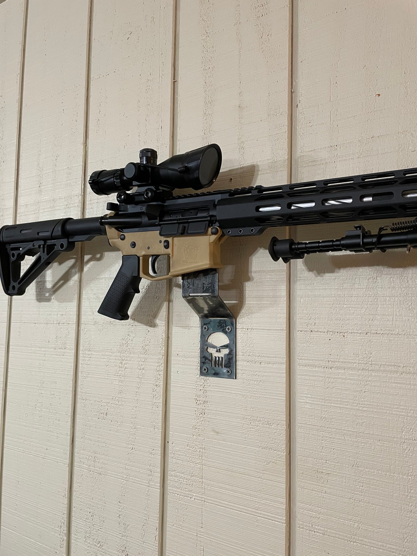 AR15 Wall Mount, Rifle Holder, Gun Display, AR Storage