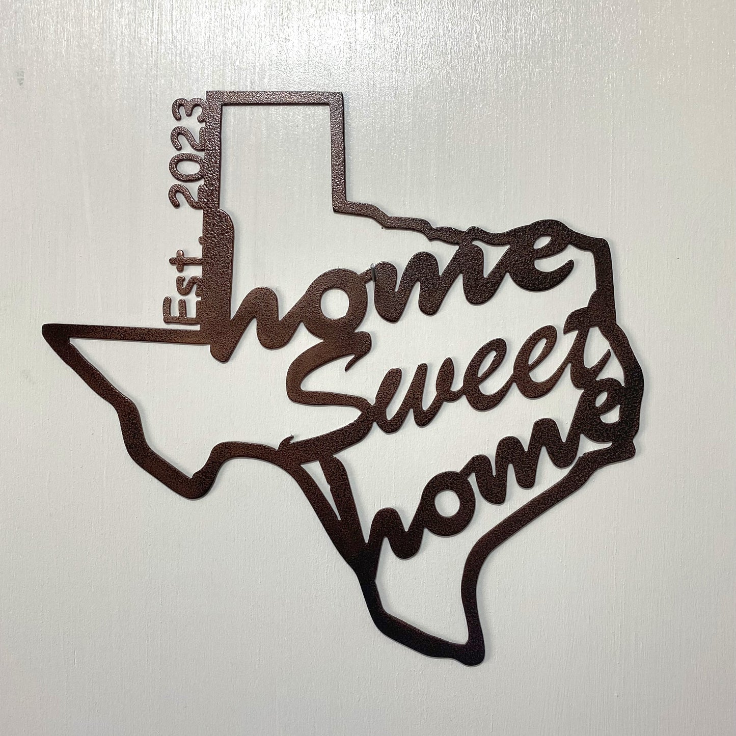 Texas Home Sweet Home 001, Home Decor, Wall Art, Metal Decoration, New Home Owners