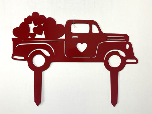 Valentine's Heart Truck Yard, Valentine's, Gift, Home Decor, Wall Art, Metal Decoration, New Home Owners