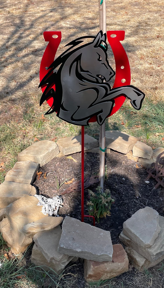 Lake Belton Layered Yard Stake