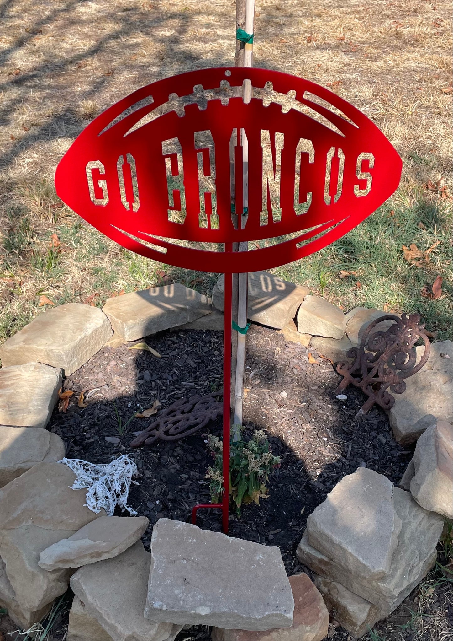 Lake Belton Broncos Football Yard Stake