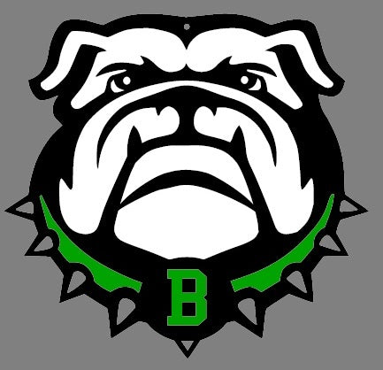 Burnet Bulldogs Layered Sign - Support your local High School Teams