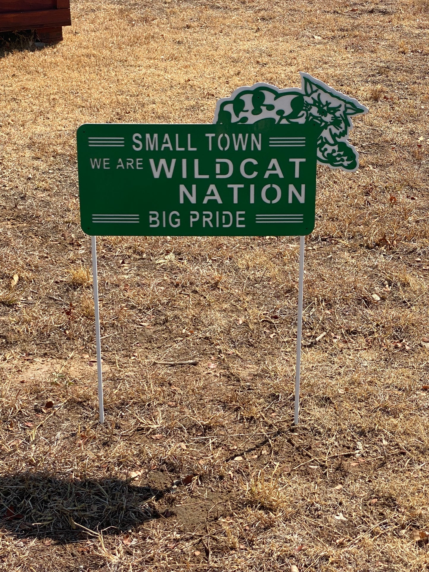 Small Town Big Pride Wildcat Nation Yard, Santo School Support, Santo High School