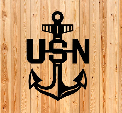 United States Navy Anchor-Metal art wall decoration home decor house sign military sign, Room decoration gift