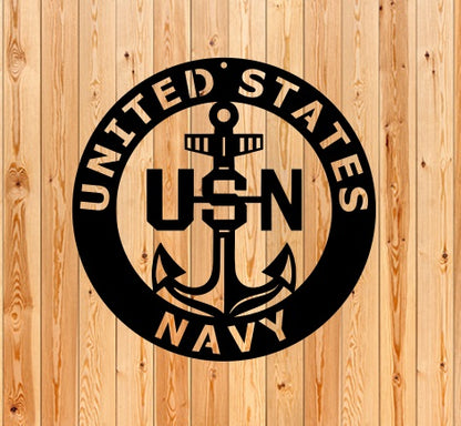 United States Navy-Metal art wall decoration home decor house sign military sign, Room decoration gift