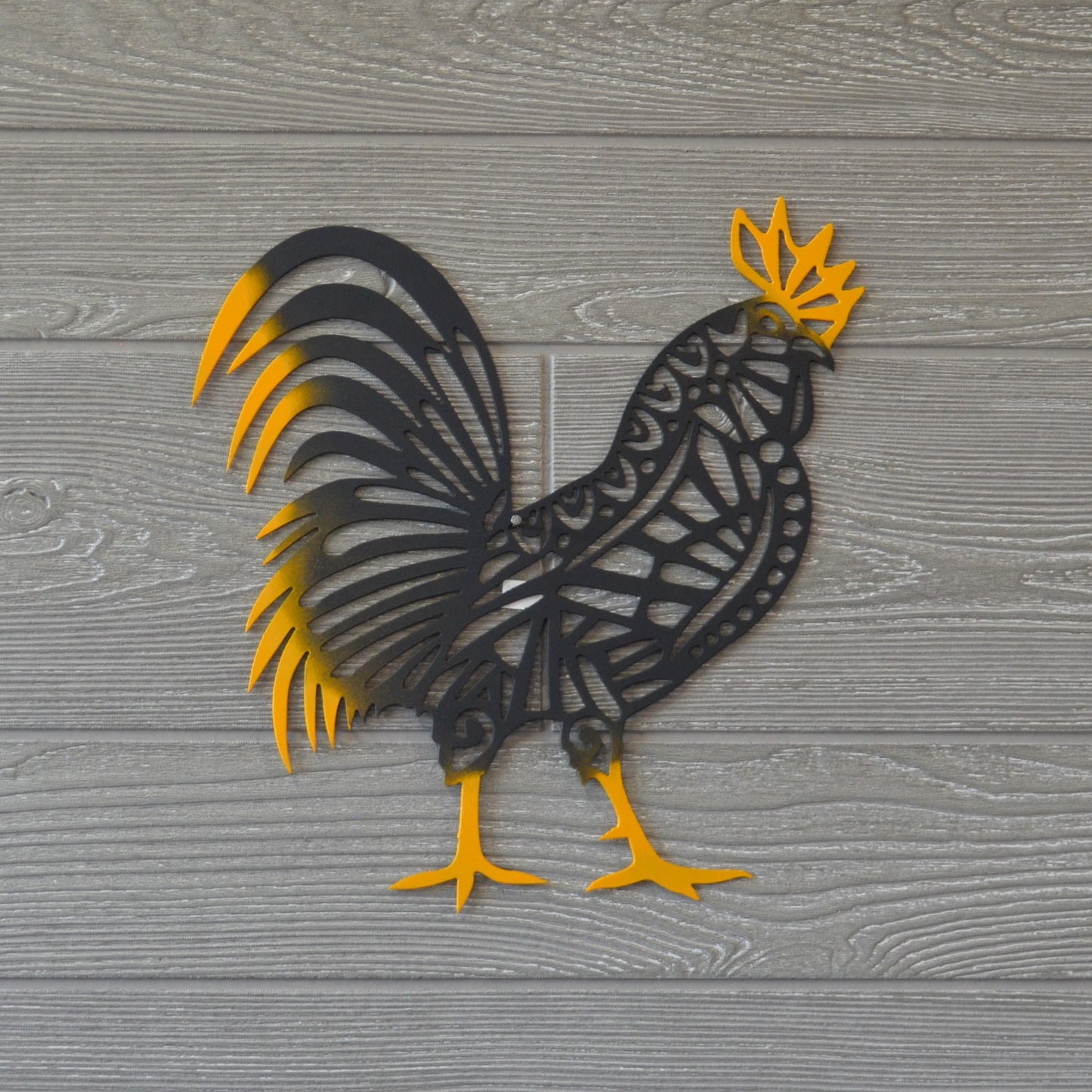 Chicken 008, farmhouse chicken, artistic chicken, custom metal art, decorative custom metal sign