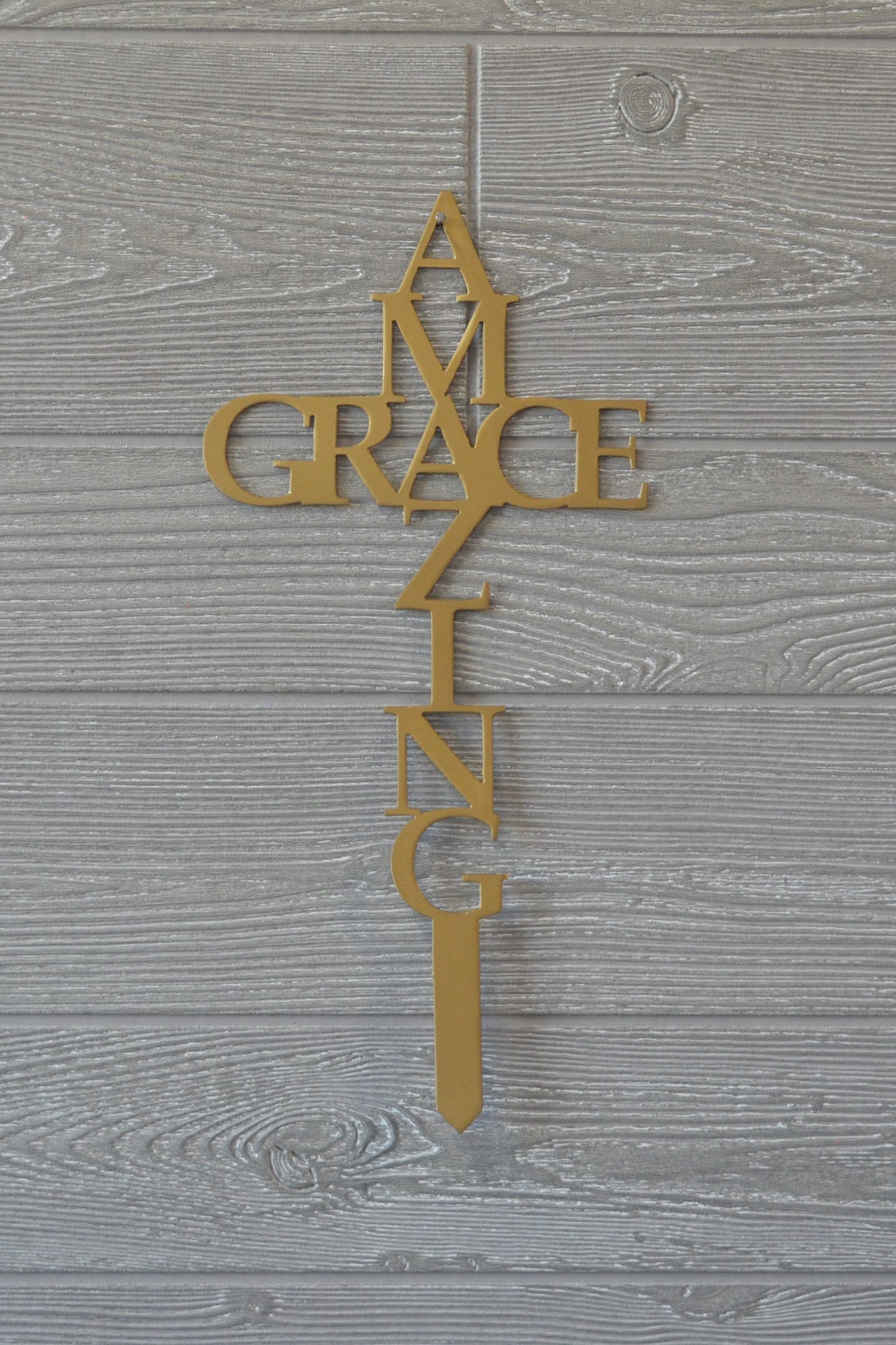 Amazing Grace Yard Sign , Flower beds, decorations, Yard decor