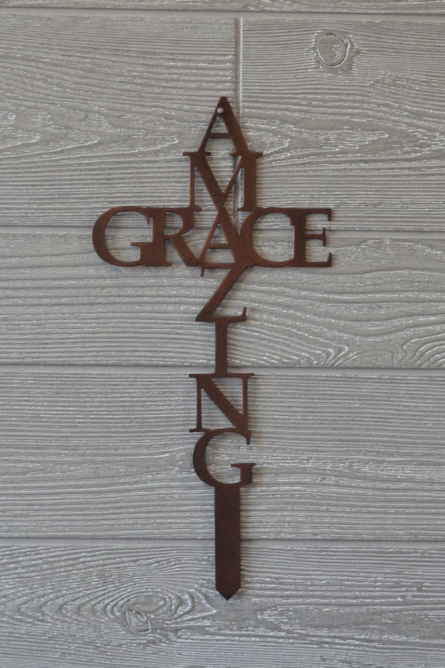 Amazing Grace Yard Sign , Flower beds, decorations, Yard decor