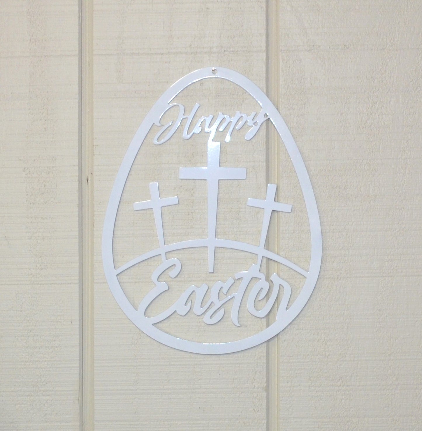 Easter Egg with Crosses Wall Decoration, Easter Religious