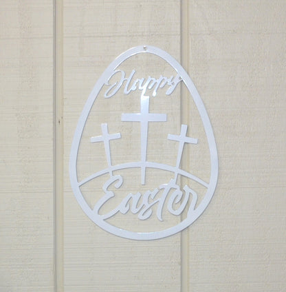 Easter Egg with Crosses Wall Decoration, Easter Religious