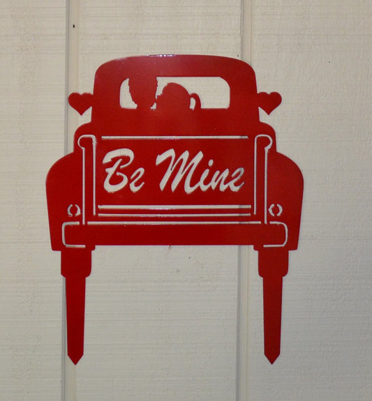 Valentine's Be Mine Truck Yard, Valentine's, Gift, Home Decor, Wall Art, Metal Decoration, New Home Owners