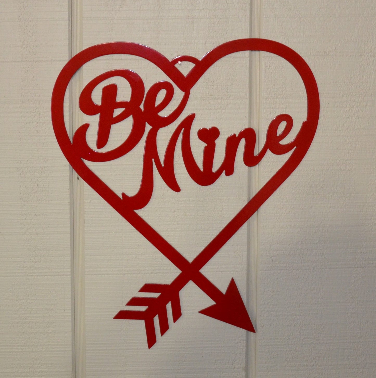 Valentine's Be Mine Heart, Valentine's Day, Gift, Home Decor, Wall Art, Metal Decoration, New Home Owners