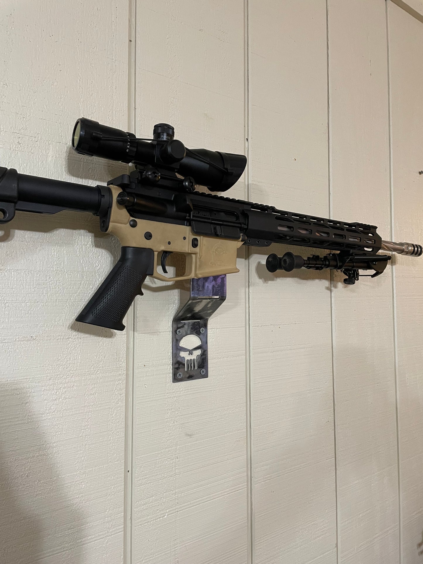 AR15 Wall Mount, Rifle Holder, Gun Display, AR Storage