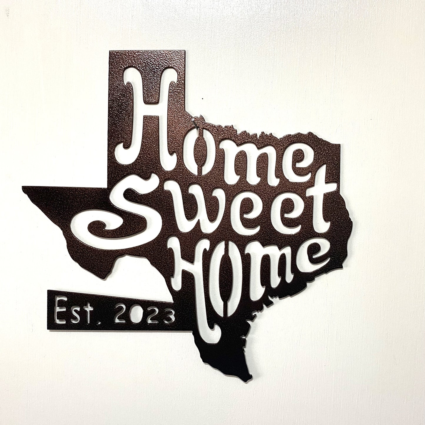 Texas Home Sweet Home 002, Home Decor, Wall Art, Metal Decoration, New Home Owners