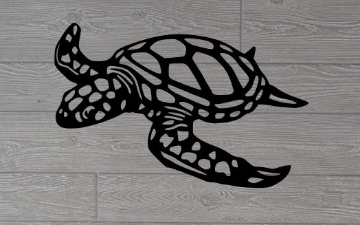 Sea Turtle Metal Art Wall Decoration,