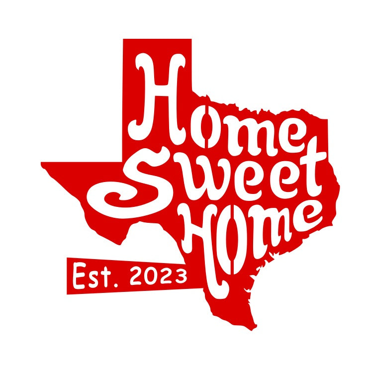 Texas Home Sweet Home 002, Home Decor, Wall Art, Metal Decoration, New Home Owners