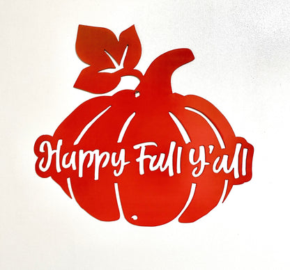 Happy Fall Y'all Pumpkin Hanging , pumpkin harvest, fall decorations, fall decorations, fall decor